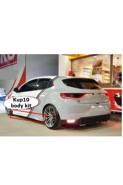OTOBDY renault megane 4 hb yan marşpiyel takımı - PLASTİK