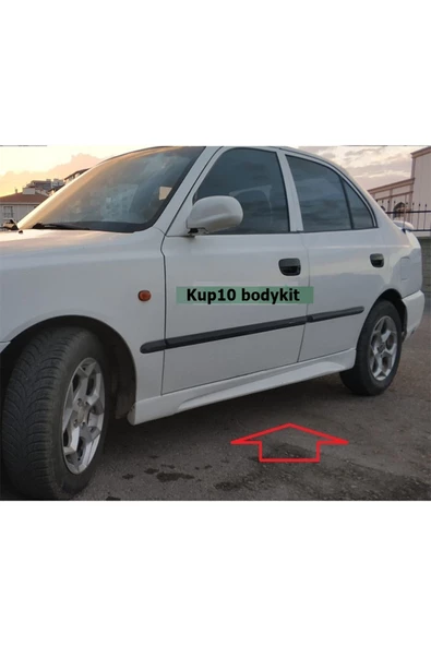 OTOBDY hyundai accent Uyumlu admire yan marşpiyel takımı -  PLASTİK ürün görseli 1