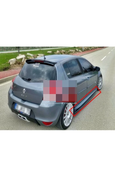 OTOBDY renault clio 3 aero yan marşpiyel takımı - PLASTİK