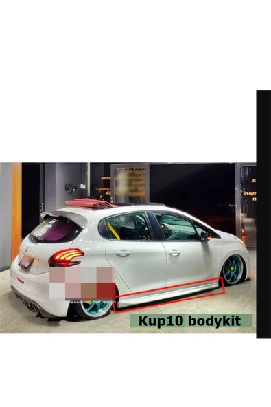 OTOBDY Peugeot 208 Aero Uyumlu Yan Marşpiyel Takımı - PLASTİK