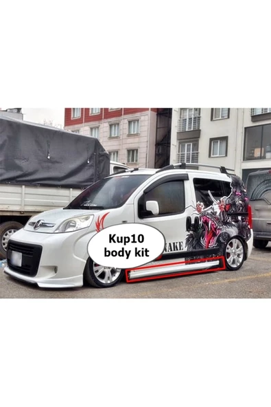 OTOBDY fiat fiorino Uyumlu  yan marşpiyel takımı - r model - PLASTİK ürün görseli 1