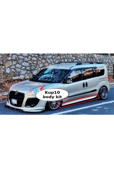 OTOBDY fiat doblo 3 Uyumlu  yan marşpiyel takımı - PLASTİK
