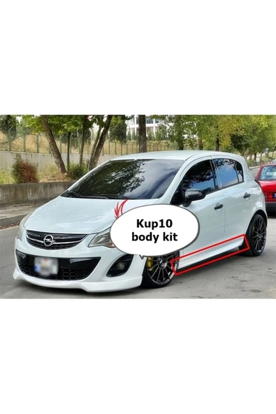 OTOBDY opel corsa d aero yan marşpiyel takımı - PLASTİK ürün görseli 1