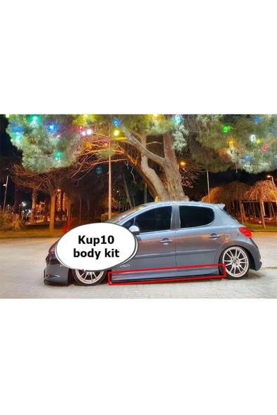 OTOBDY peugeot 207 aero yan marşpiyel takımı - PLASTİK ürün görseli 1