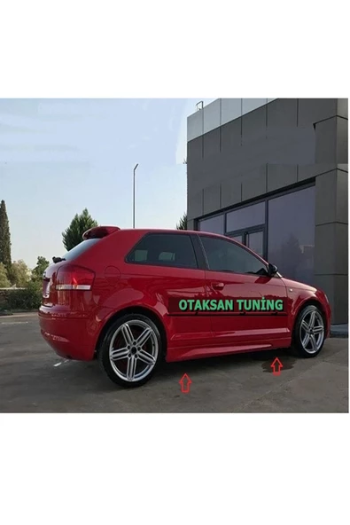 OTOBDY Audi a3 Uyumlu Yan marşpiyel takımı (2004-2012) PLASTİK - Resim 2