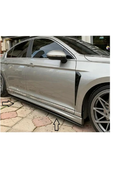 OTOBDY audi a3 sedan Uyumlu  yan marşpiyel takımı - PLASTİK - BOYASIZ