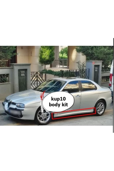OTOBDY Alfa Romeo 156 Uyumlu Yan Marşpiyel Takımı - PLASTİK - BOYASIZ ürün görseli 1