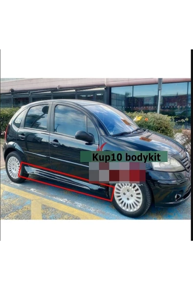 OTOBDY citroen c3 yan marşpiyel takımı -  PLASTİK Uyumlu ürün görseli 1