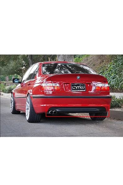 OTOBDY bmw e46 m Uyumlu difüzör - (COUPE&SEDAN) PLASTİK - PARLAK SİYAH