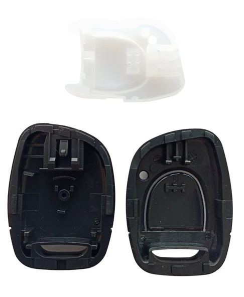Renault Clio 2 2001-2012 Arası Uyumlu Kumanda Anahtar Kabı Oto Anahtarlık Tek Buton Kızaklı - 4