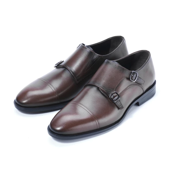 Erkek Hakiki Deri Taba Klasik Ayakkabı - 2