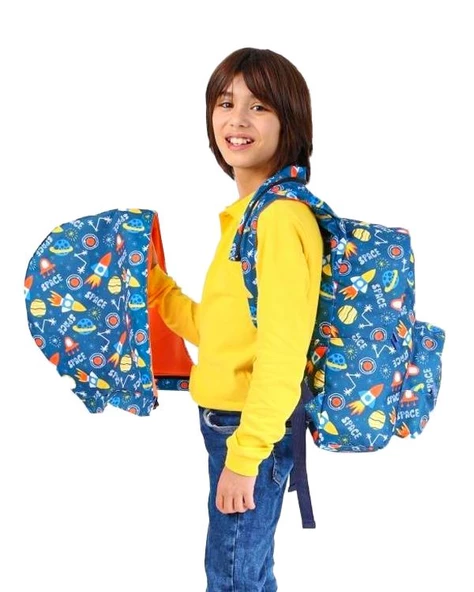 Kaukko Kids Sırt Çantası Evolution Space L5182 - Resim 2