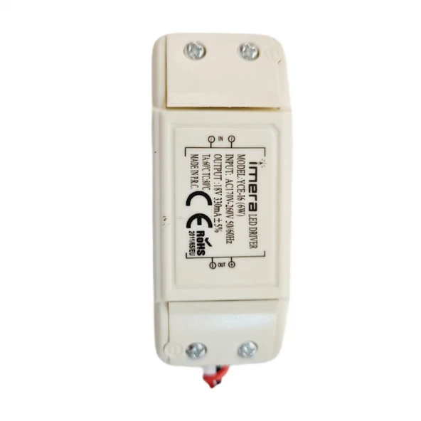 6 WATT LED SPOT TRAFOLU BEYAZ KASA BEYAZ IŞIK (YCE-N5) ( 2ADET ) - 6