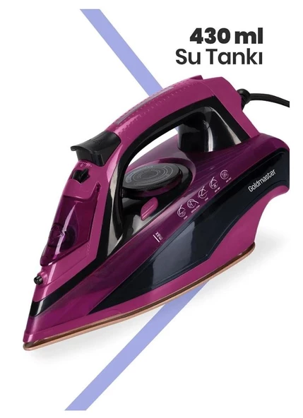 GODLMASTER GM-7633B TURBOJET SERAMİK TABANLI BUHARLI ÜTÜ - 6