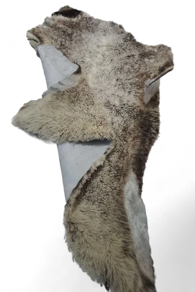 Art Deco Hakiki Deri Koyun Postu 62x55cm (034) Dana Inek Post Posteki Ev Dekorasyon - Resim 6