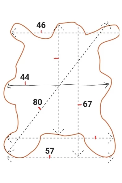 Art Deco Hakiki Deri Koyun Postu 57x67cm (032) Dana Inek Post Posteki Interior Design - 4
