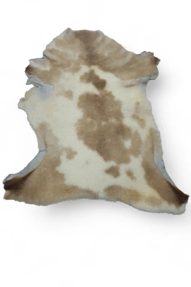 Art Deco Hakiki Deri Koyun Postu 67x68cm (010) Dana Inek Post Posteki Ev Dekorasyon