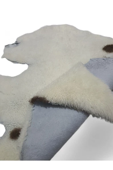 Art Deco Hakiki Gerçek Deri Koyun Postu 62x63cm (016) Dana Inek Posteki Ev Dekorasyon Fikirleri - 4