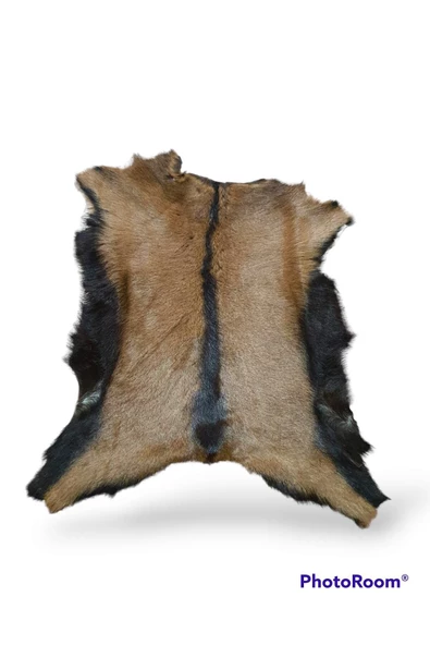 - Art Deco Hakiki Oğlak Gerçek Deri Post, Interior Trend Design, Ev Dekor 47x63cm 0138 - 8