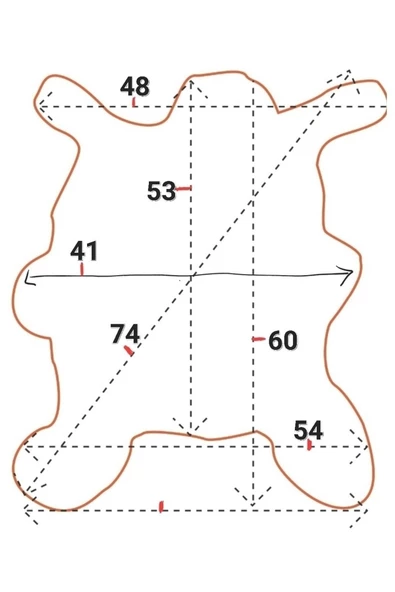 Şok Fiyat Açılışa Özel %50 Inidirim Kupon! Hakiki Oğlak Gerçek Deri Post, Interiordesign 41x60cm - 3