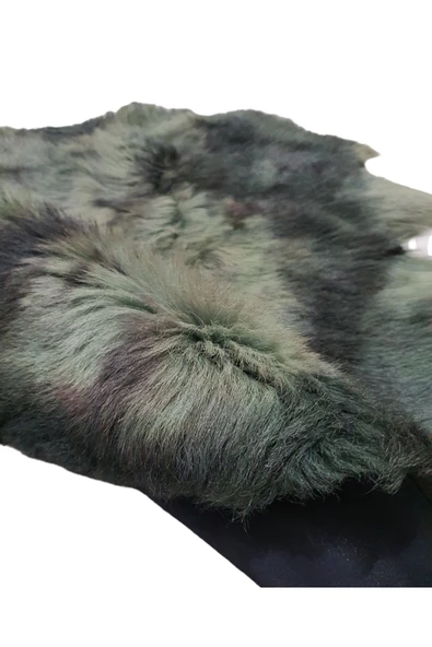 Art Deco Hakiki Gerçek Deri Koyun Postu Toskana 66x69cm (01) Luxury Home Decor - 3