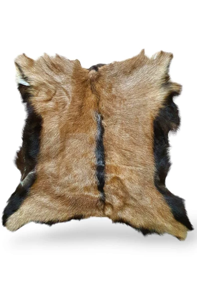 Açılışa Özel %50 Off! Art Deco Hakiki Oğlak Gerçek Deri Post 49x50cm (0150) Luxury Home Decor