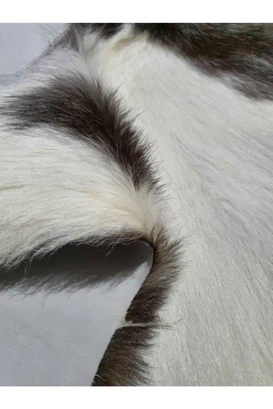 Hakiki Oğlak Deri Post, Gerçek Dana Derisi, Koyun Postu, Ev Dekorasyon Fikirleri, 56x54cm - 3