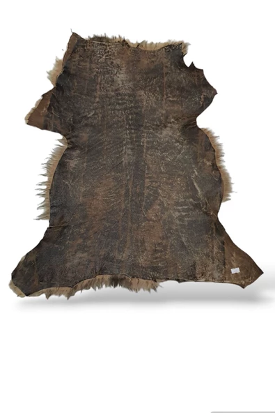 Art Deco Hakiki Gerçek Deri Koyun Postu Toskana 65x67cm (042) Luxury Home Decor - 4