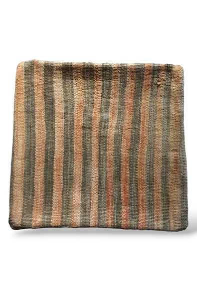 Art Deco Eskitme El Dokuması Vintage Halı Kilim Kırlent Minder Kılıfı 30x30cm