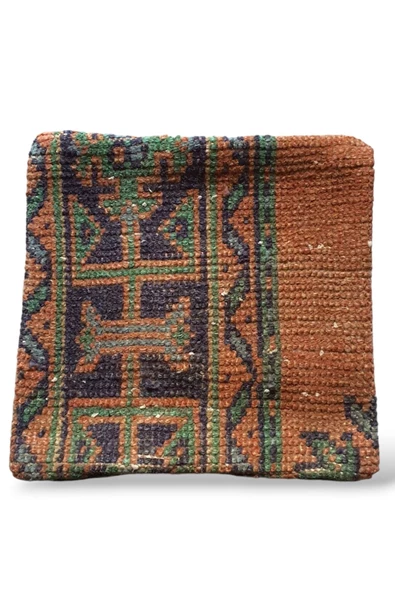 Art Deco Eskitme El Dokuması Vintage Kırlent 30x30 ürün görseli