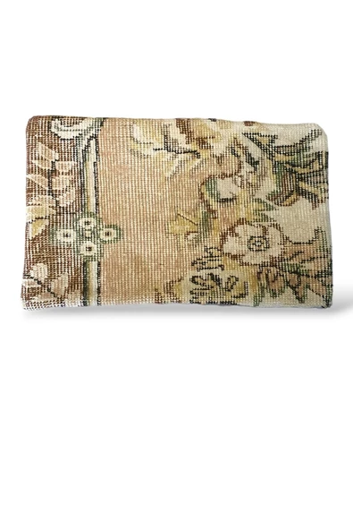 -Açılış Özel Fiyat Art Deco Bohem Halı El Dokuması Vintage Kırlent Minder 30x50cm [1]