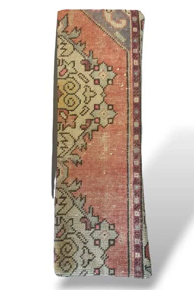-Bohem Halı El Dokuması Vintage Kırlent Minder 30x90cm [1] - Resim 2