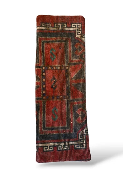 -açılış Özel Fiyat Art Deco Bohem Halı El Dokuması Vintage Kırlent Minder 30x90cm [29] - Resim 2