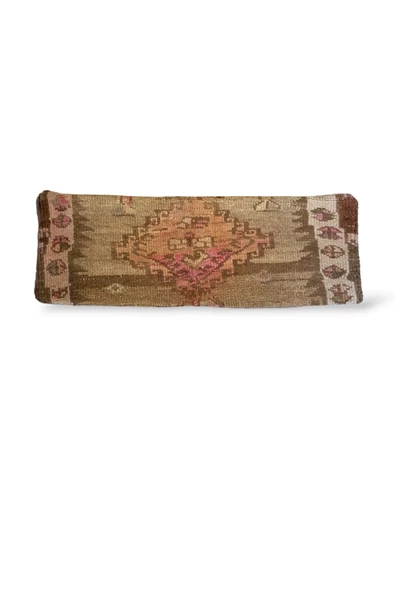 - Açılış Özel Fiyat Art Deco Bohem Halı El Dokuması Vintage Kırlent Minder 30x90cm [7]