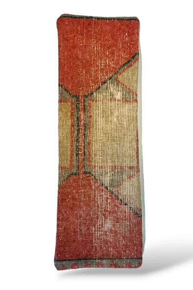 Açılış Özel Fiyat Art Deco Bohem Halı El Dokuması Vintage Kırlent Minder 30x90cm [46] - 2