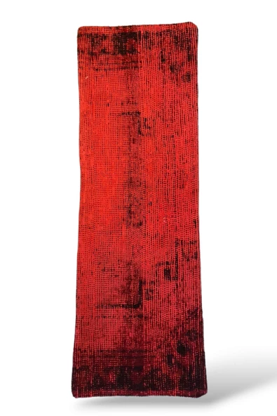 -açılış Özel Fiyat Art Deco Bohem Halı El Dokuması Vintage Kırlent Minder 30x90cm [40] - Resim 2