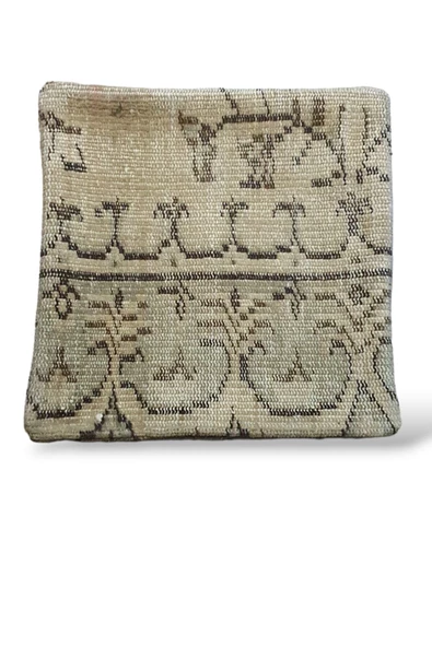 Özel Art Deco Eskitme El Dokuması Vintage Kırlent 40x40 - Resim 2