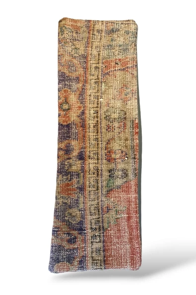 Açılış Özel Fiyat Art Deco Bohem Halı El Dokuması Vintage Kırlent Minder 30x90cm [32] - Resim 2