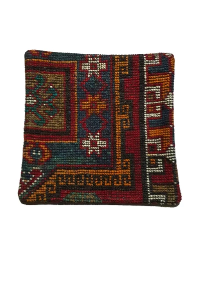 Şok Fiyat ! Açılışa Özel %50 Off ! Art Deco El Dokuması Halı Vintage Kırlent Minder 40x40cm (0190) ürün görseli
