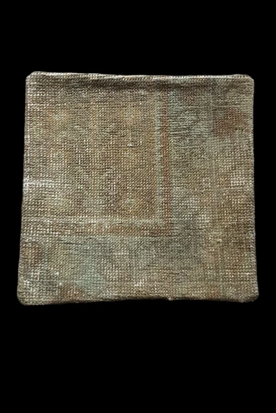 - Art Deco Bohem Halı El Dokuması Vintage Kırlent Minder 40x40cm (0120)