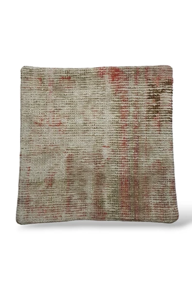Şok Fiyat ! Açılışa Özel %50 Off ! Art Deco El Dokuması Halı Vintage Kırlent Minder 40x40cm (0178) - 2