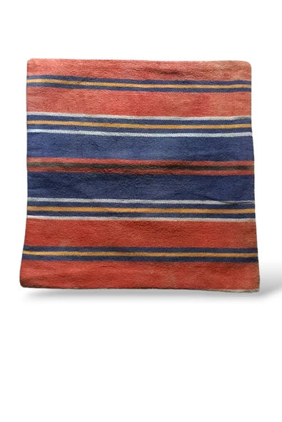 - Art Deco Bohem Halı El Dokuması Vintage Kırlent Minder 40x40cm (0111) - Resim 2