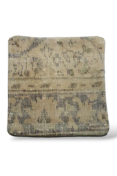 - Art Deco Bohem Halı El Dokuması Vintage Kırlent Minder 40x40cm (0163) - Resim 2