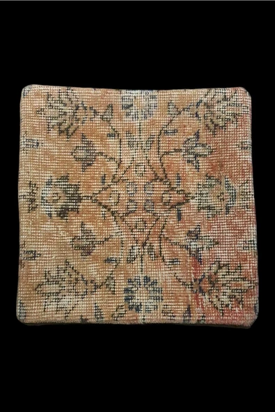 - Art Deco Bohem Halı El Dokuması Vintage Kırlent Minder 40x40cm (0136) ürün görseli