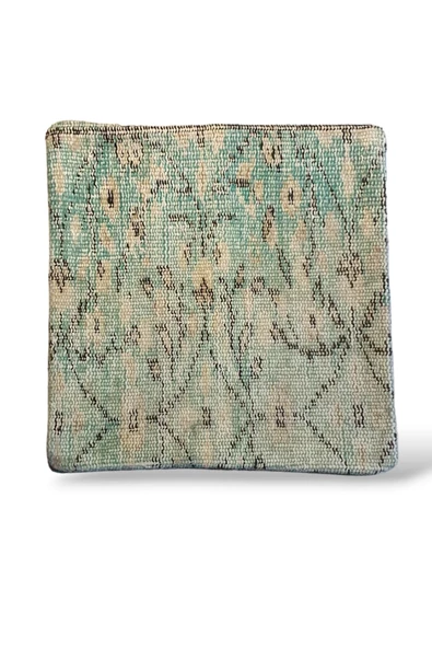 - Açılış Özel Fiyat Art Deco Bohem Halı El Dokuması Vintage Kırlent Minder 40x40cm 405 ürün görseli
