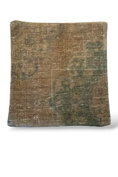 - Açılış Özel Fiyat Art Deco Bohem Halı El Dokuması Vintage Kırlent Minder 40x40cm 366