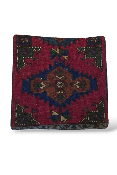 - Açılış Özel Fiyat Art Deco Bohem Halı El Dokuması Vintage Kırlent Minder 40x40cm 369 ürün görseli