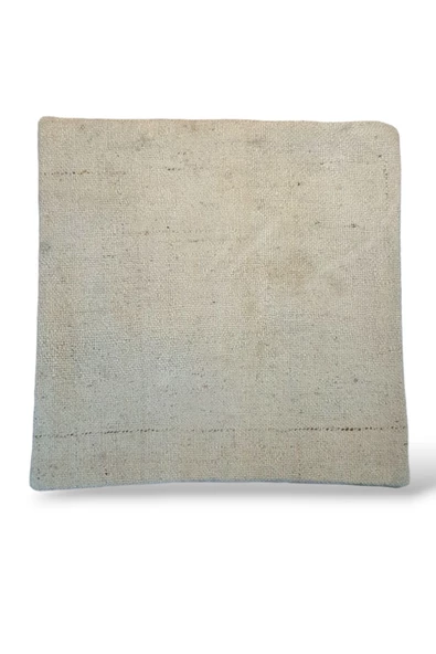 345- Açılış Özel Fiyat Art Deco Bohem Halı El Dokuması Vintage Kırlent Minder 40x40cm ürün görseli