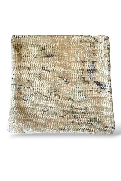 - Art Deco Bohem Halı El Dokuması Vintage Kırlent Minder 40x40cm 320