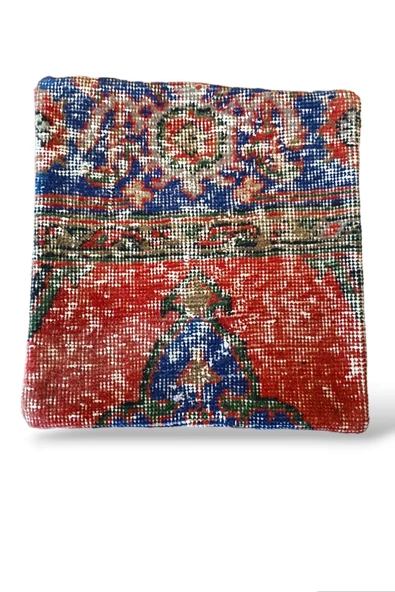 Bohem Halı El Dokuması Vintage Kırlent Minder 40x40cm 248